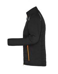 Softshell Steppjacke Damen Schwarz / Orange